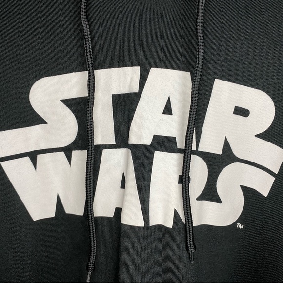 NWOT Star Wars black and white graphic hoodie - Picture 3 of 6